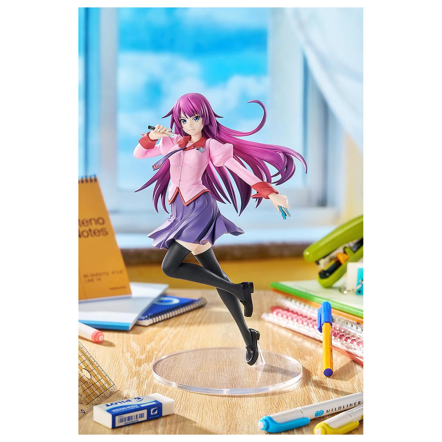 MONOGATARI Hitagi Senjyogahara Pop Up Parade L Figur 23cm Produktfoto