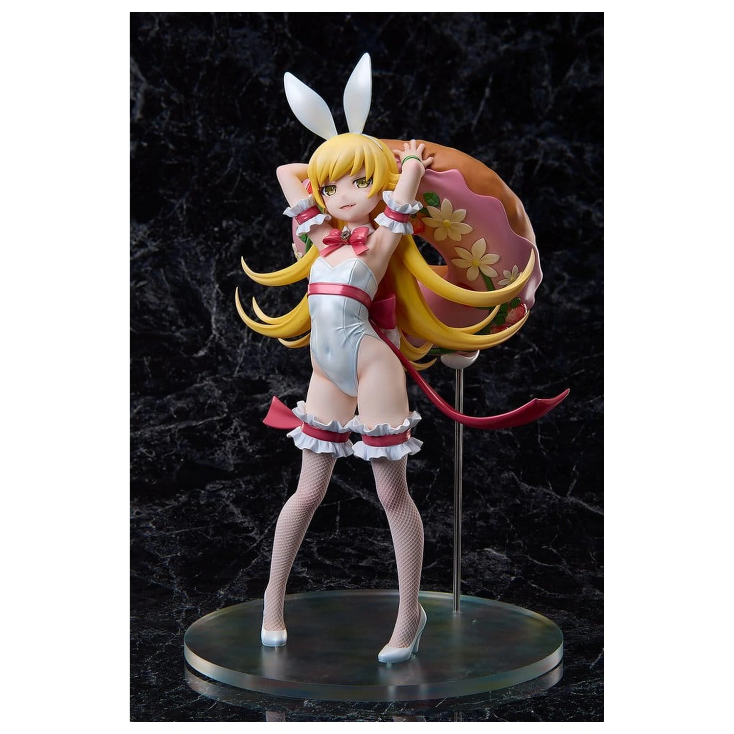 Monogatari Series PVC Statue 1/4 Shinobu Oshino White Bunny Ver. 35 cm Produktfoto