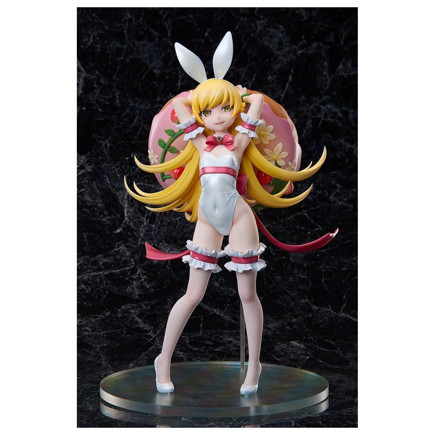 Monogatari Series PVC Statue 1/4 Shinobu Oshino White Bunny Ver. 35 cm Produktfoto