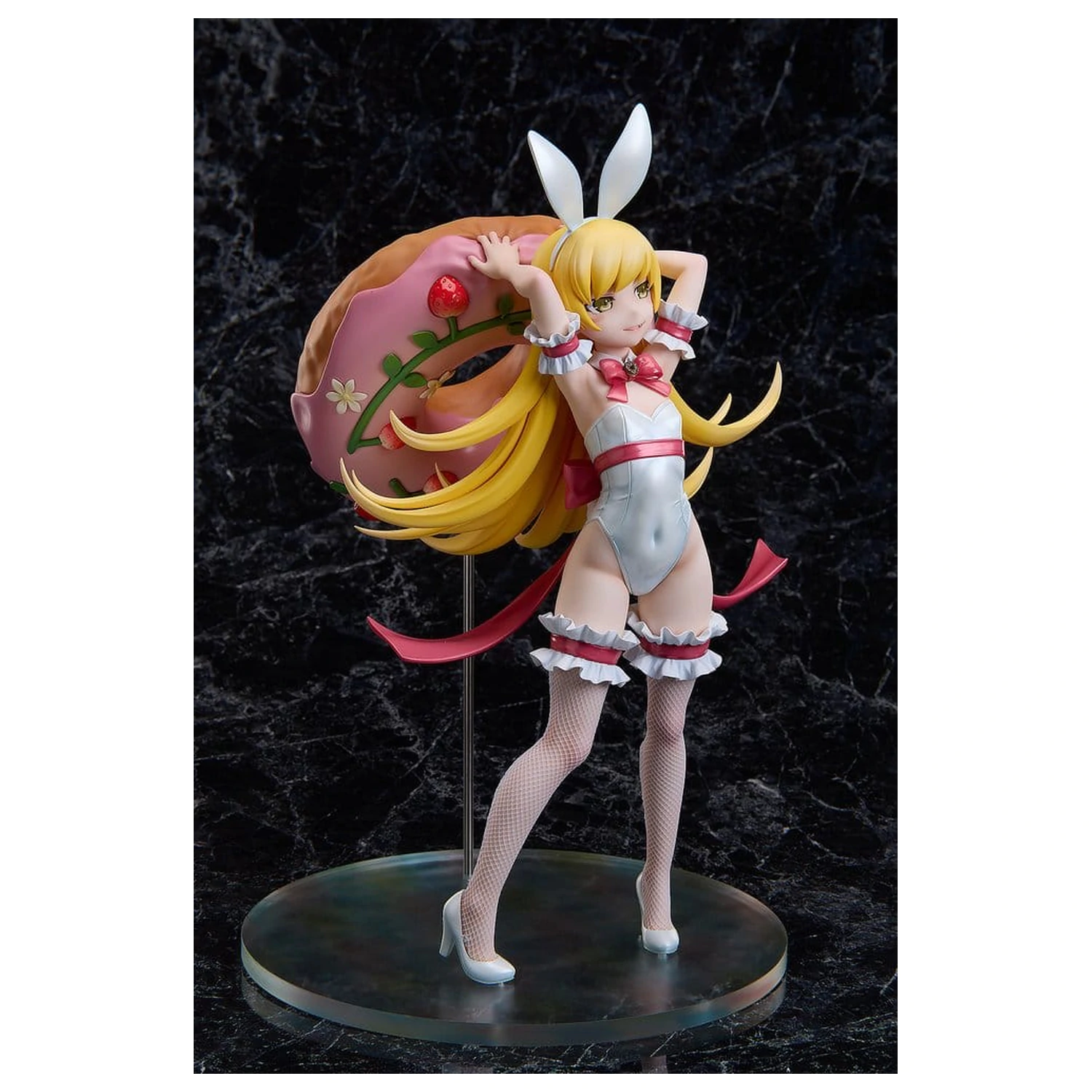 Monogatari Series PVC Statue 1/4 Shinobu Oshino White Bunny Ver. 35 cm Produktfoto