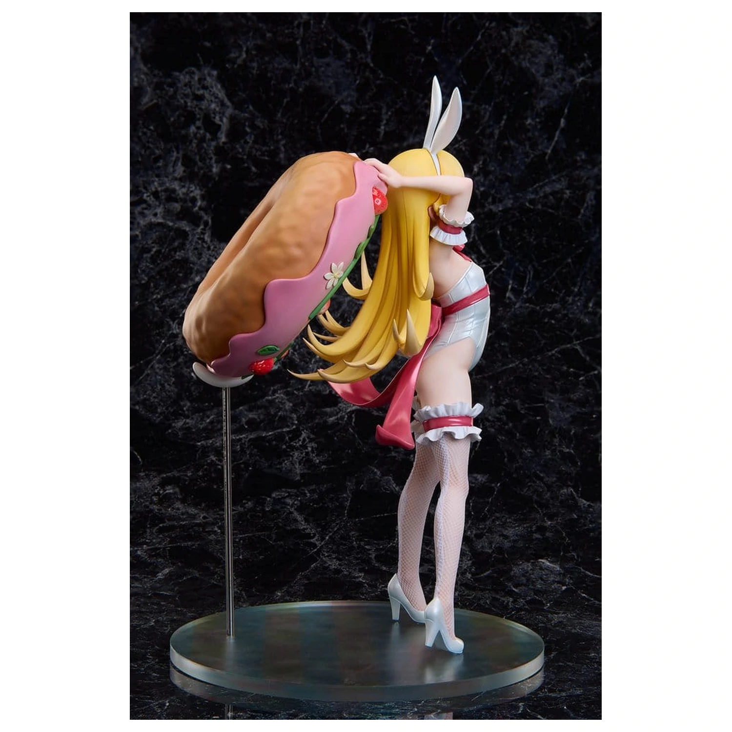 Monogatari Series PVC Statue 1/4 Shinobu Oshino White Bunny Ver. 35 cm Produktfoto