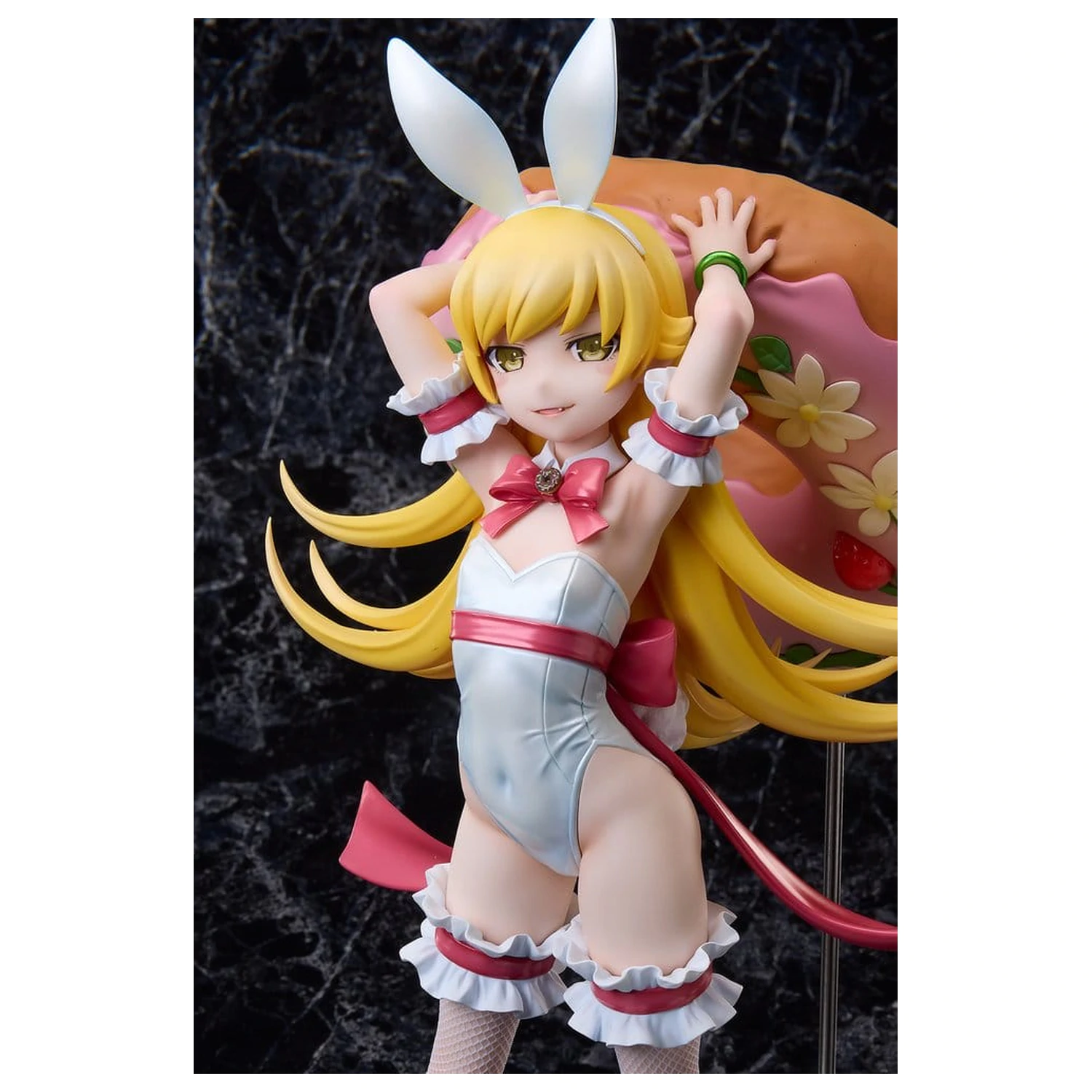 Monogatari Series PVC Statue 1/4 Shinobu Oshino White Bunny Ver. 35 cm Produktfoto