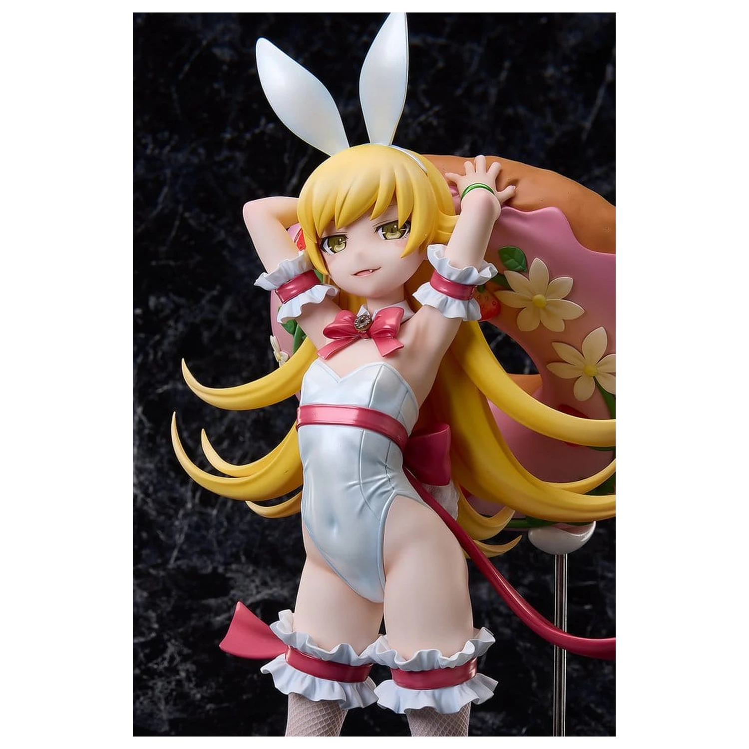 Monogatari Series PVC Statue 1/4 Shinobu Oshino White Bunny Ver. 35 cm Produktfoto