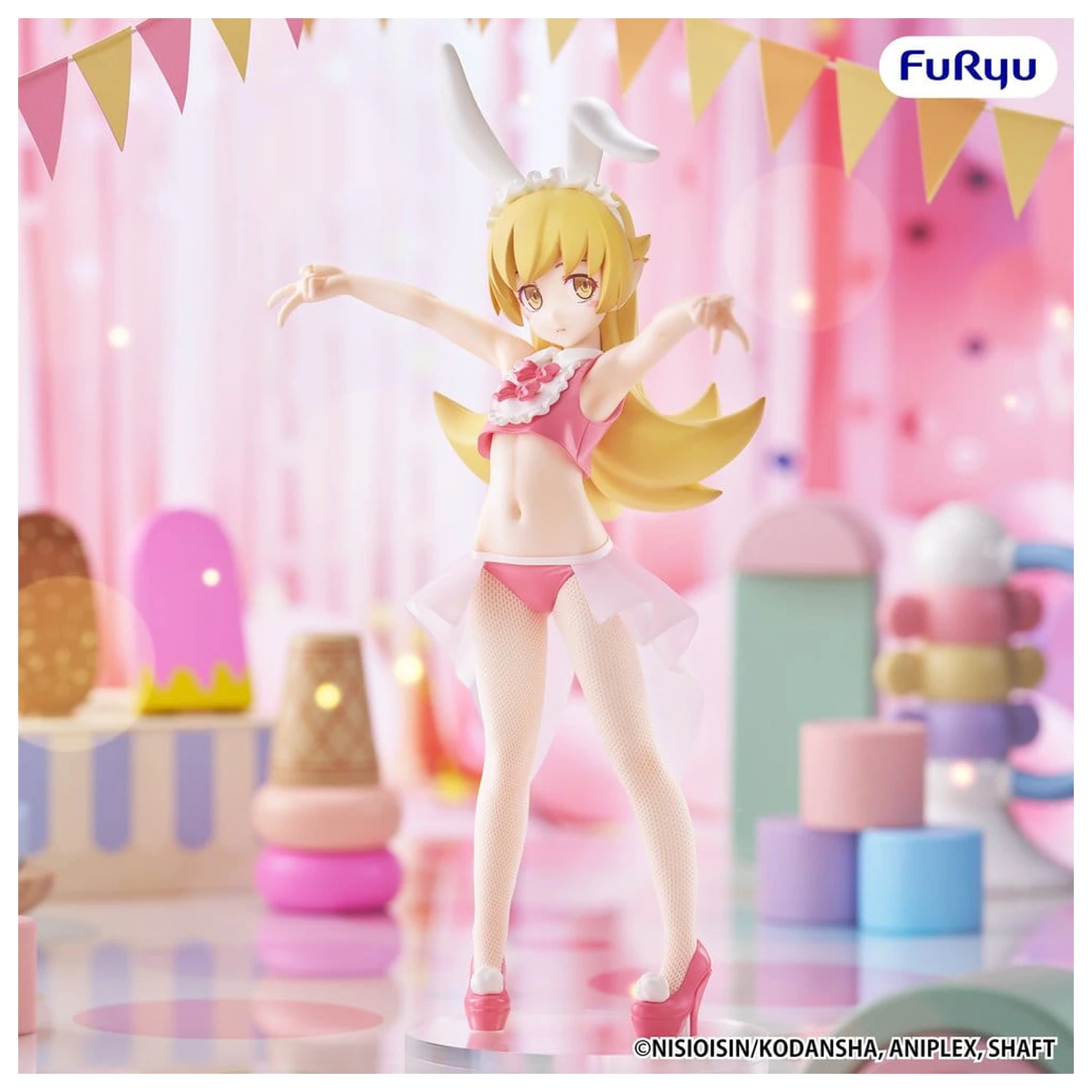 Monogatari Series BiCute Bunnies PVC Figur Shinobu Oshino 23 cm Produktfoto