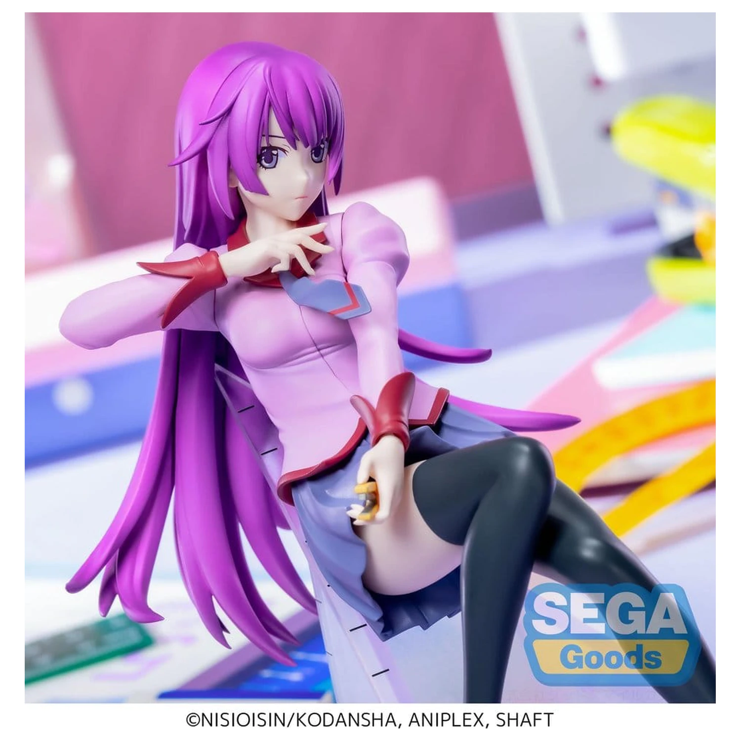 Monogatari Series Luminasta PVC Figur Hitagi Senjyogahara 19 cm Produktfoto