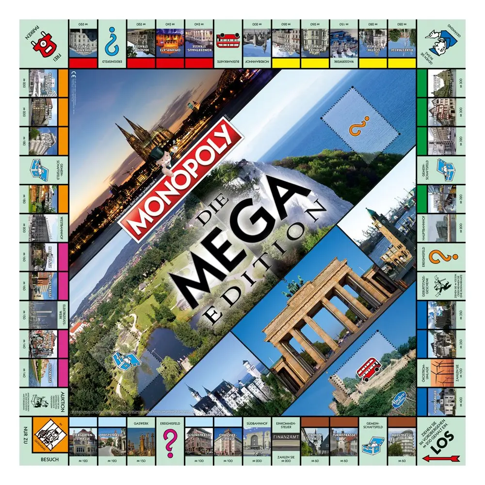 Monopoly Brettspiel Mega (2nd Edition) *Deutsche Version* Produktfoto