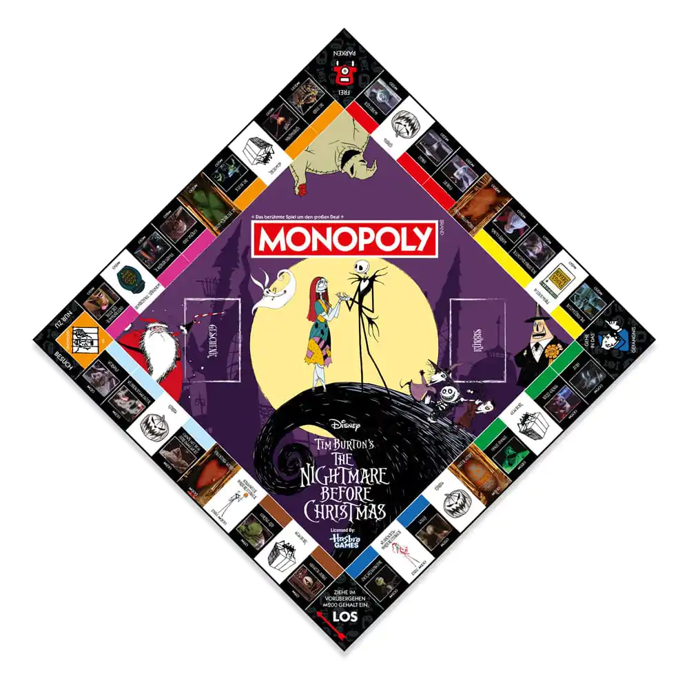 Monopoly Brettspiel Nightmare Before Christmas German Version Produktfoto