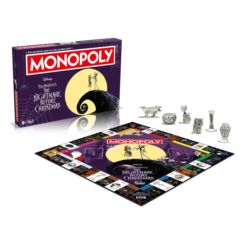 Monopoly Brettspiel Nightmare Before Christmas German Version Produktfoto