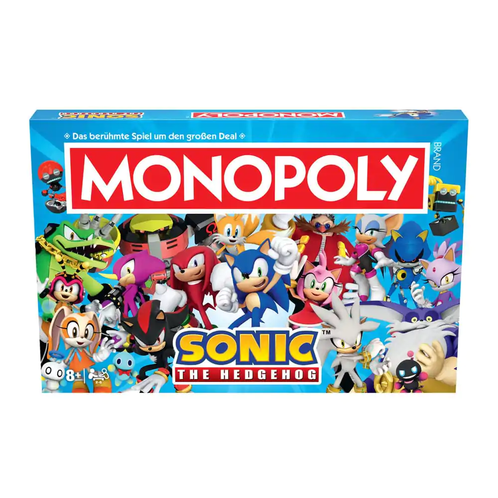 Monopoly Brettspiel Sonic the Hedgehog *Deutsche Version* Produktfoto