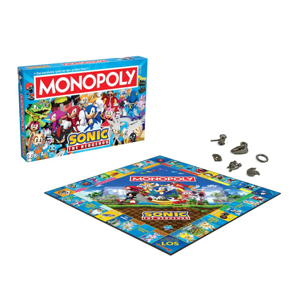 Monopoly Brettspiel Sonic the Hedgehog *Deutsche Version* termékfotó