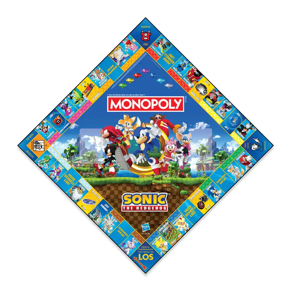 Monopoly Brettspiel Sonic the Hedgehog *Deutsche Version* Produktfoto