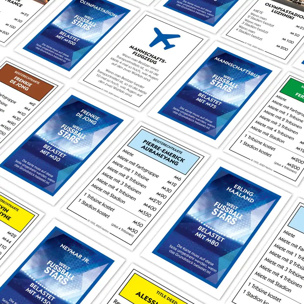 Monopoly Brettspiel Weltfussballstars *Deutsche Ausgabe* Produktfoto
