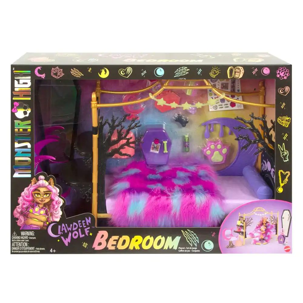 Monster High Spielset Clawdeen Wolfs Schlafzimmer termékfotó