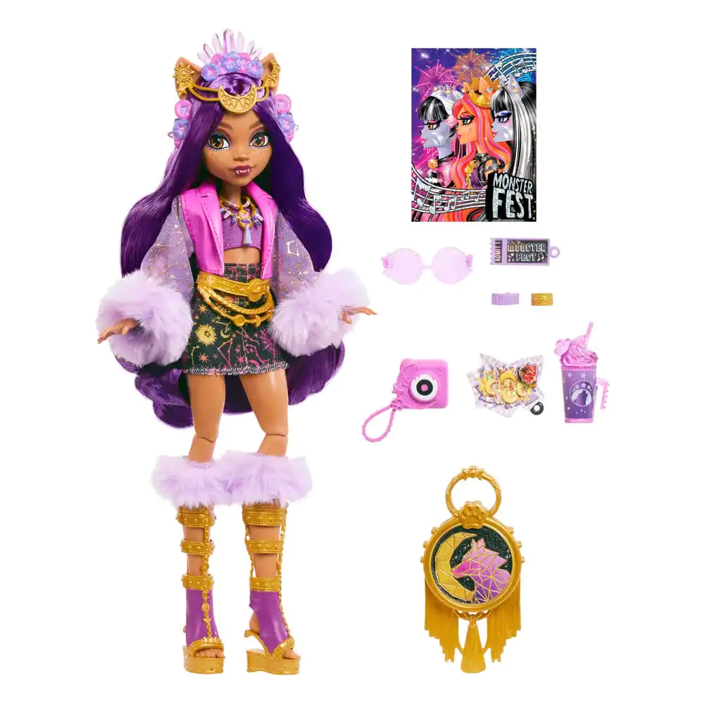 Monster High Puppe Clawdeen Wolf Monster Fest 25 cm termékfotó