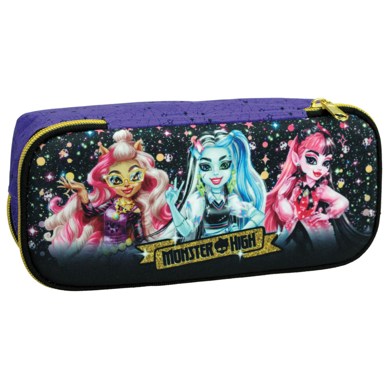 Monster High Crew 2-Fächer Federmäppchen 26 cm Produktfoto