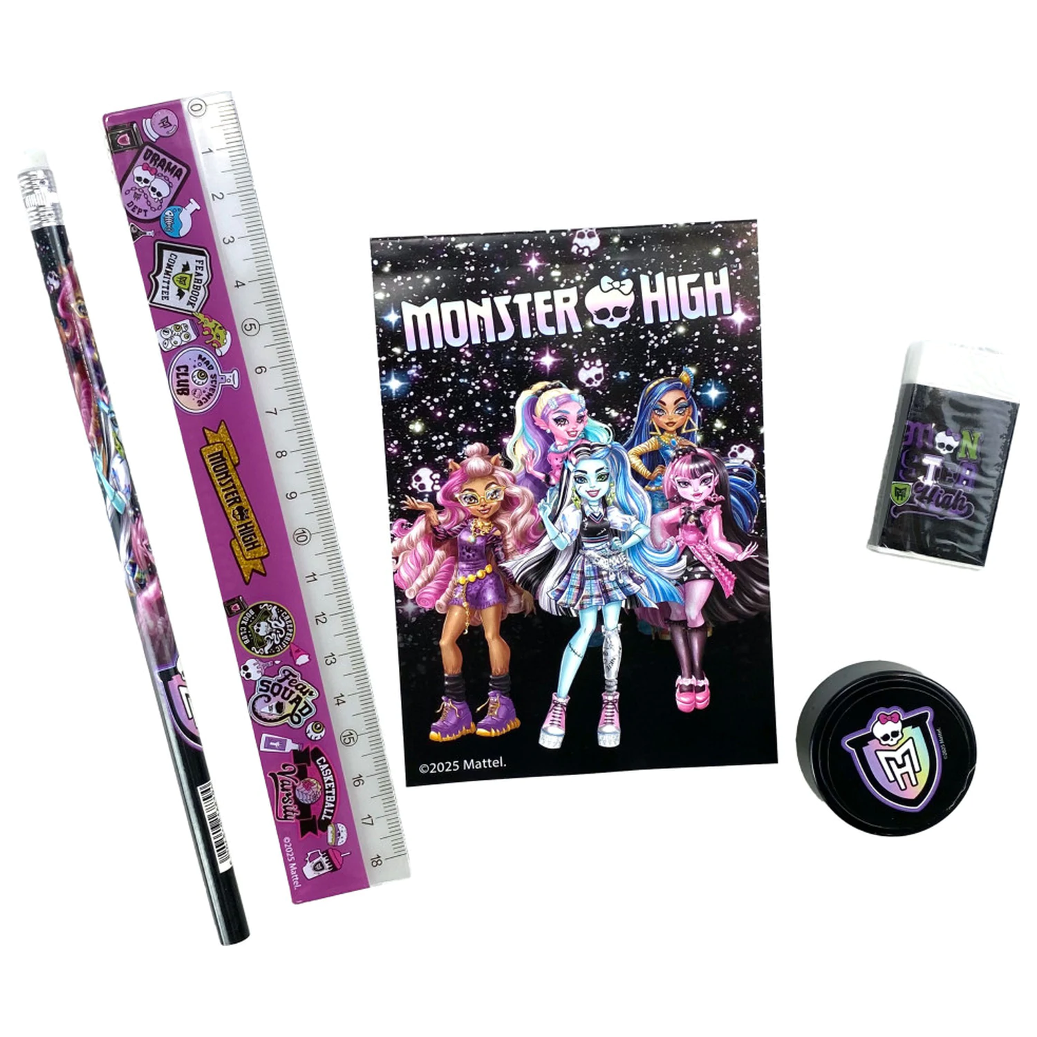 Monster High Crew Schreibwarenset 5-teilig Produktfoto