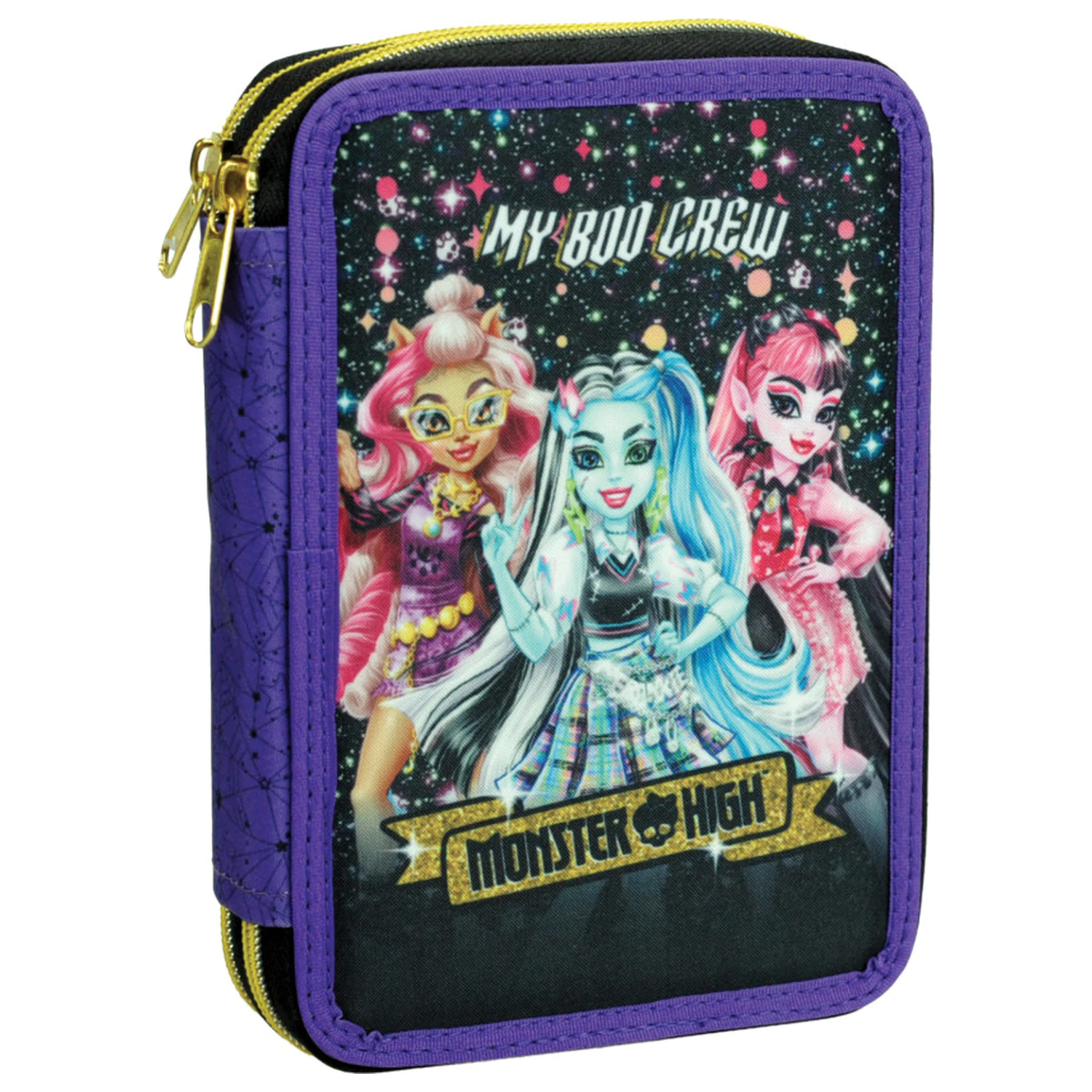 Monster High Crew Federmäppchen gefüllt 2-stöckig Produktfoto
