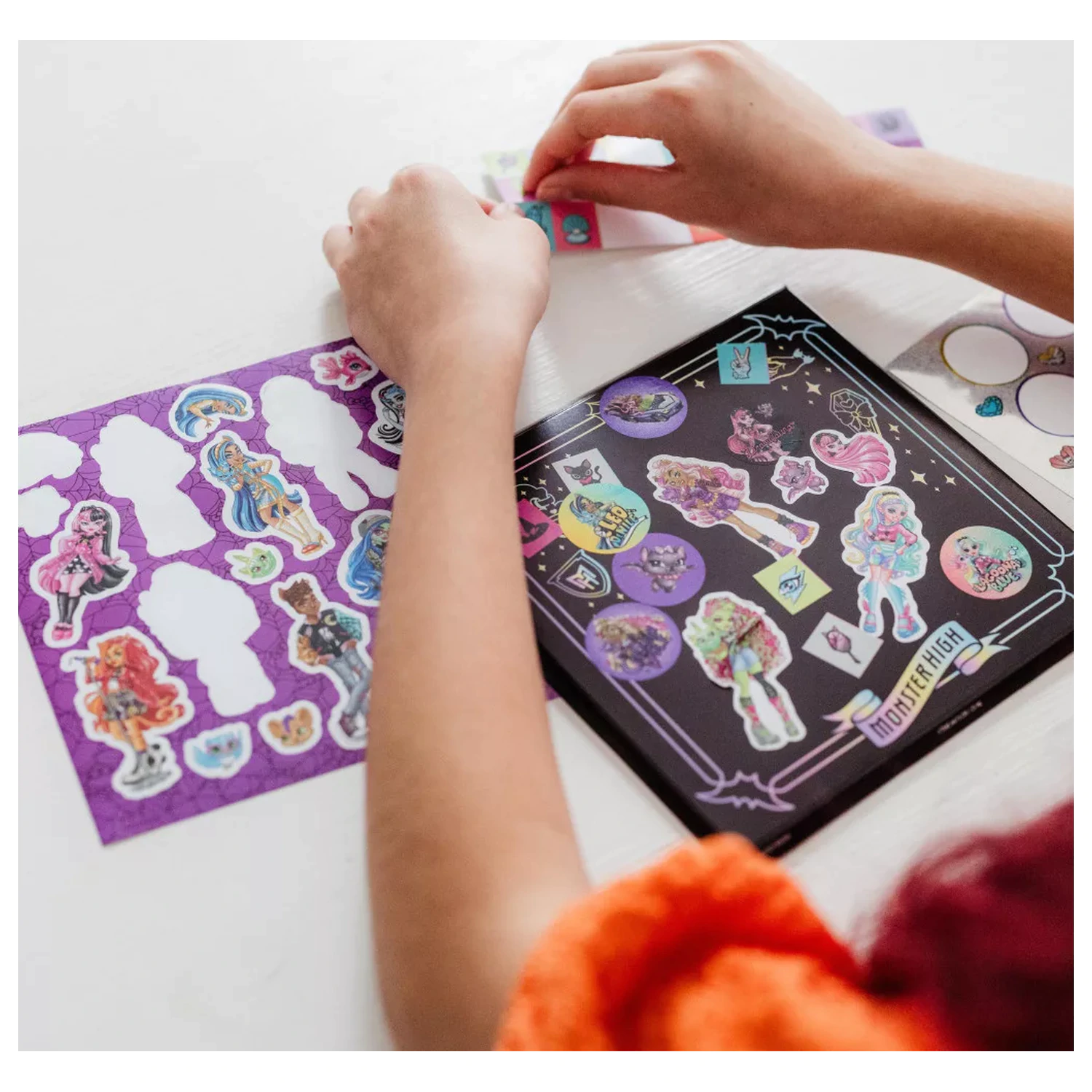 Monster High Dark Aufkleber-Set Produktfoto