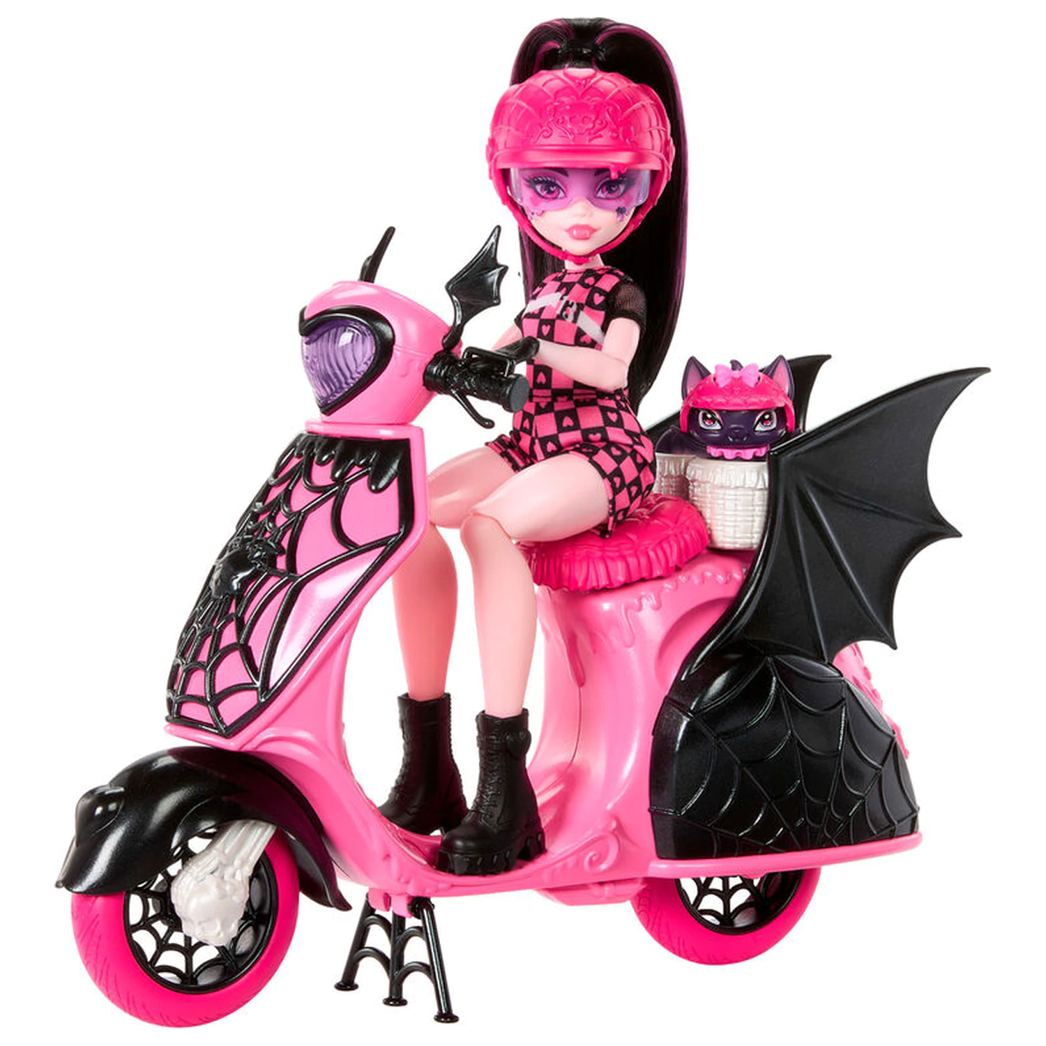 Monster High Draculaura und Roller Puppe Produktfoto