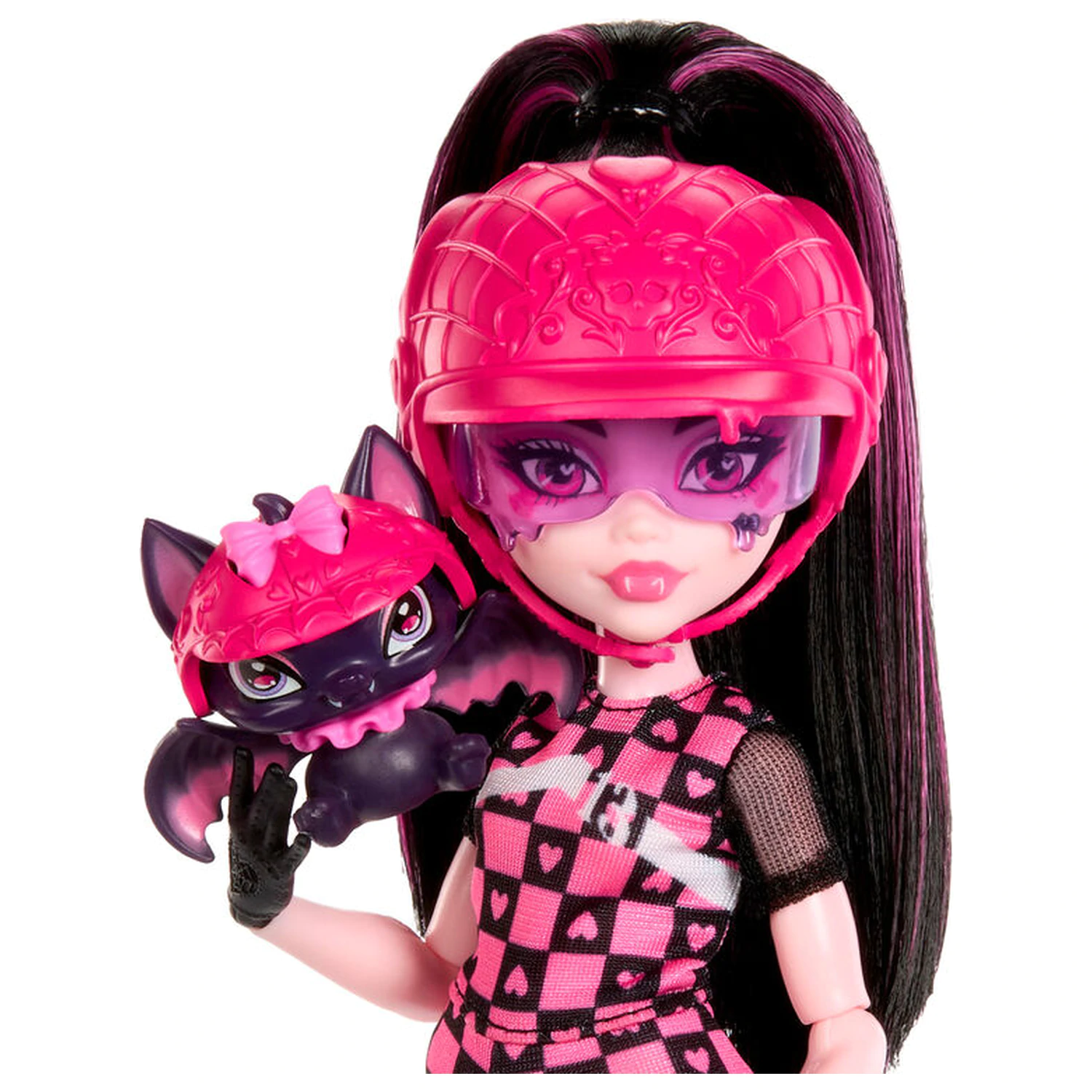 Monster High Draculaura und Roller Puppe Produktfoto