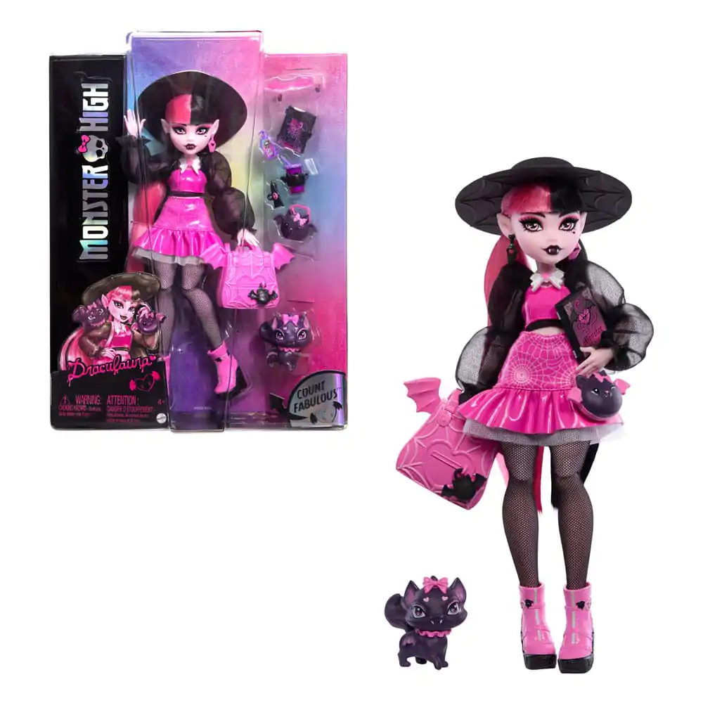 Monster High Puppe Draculaura 25 cm termékfotó