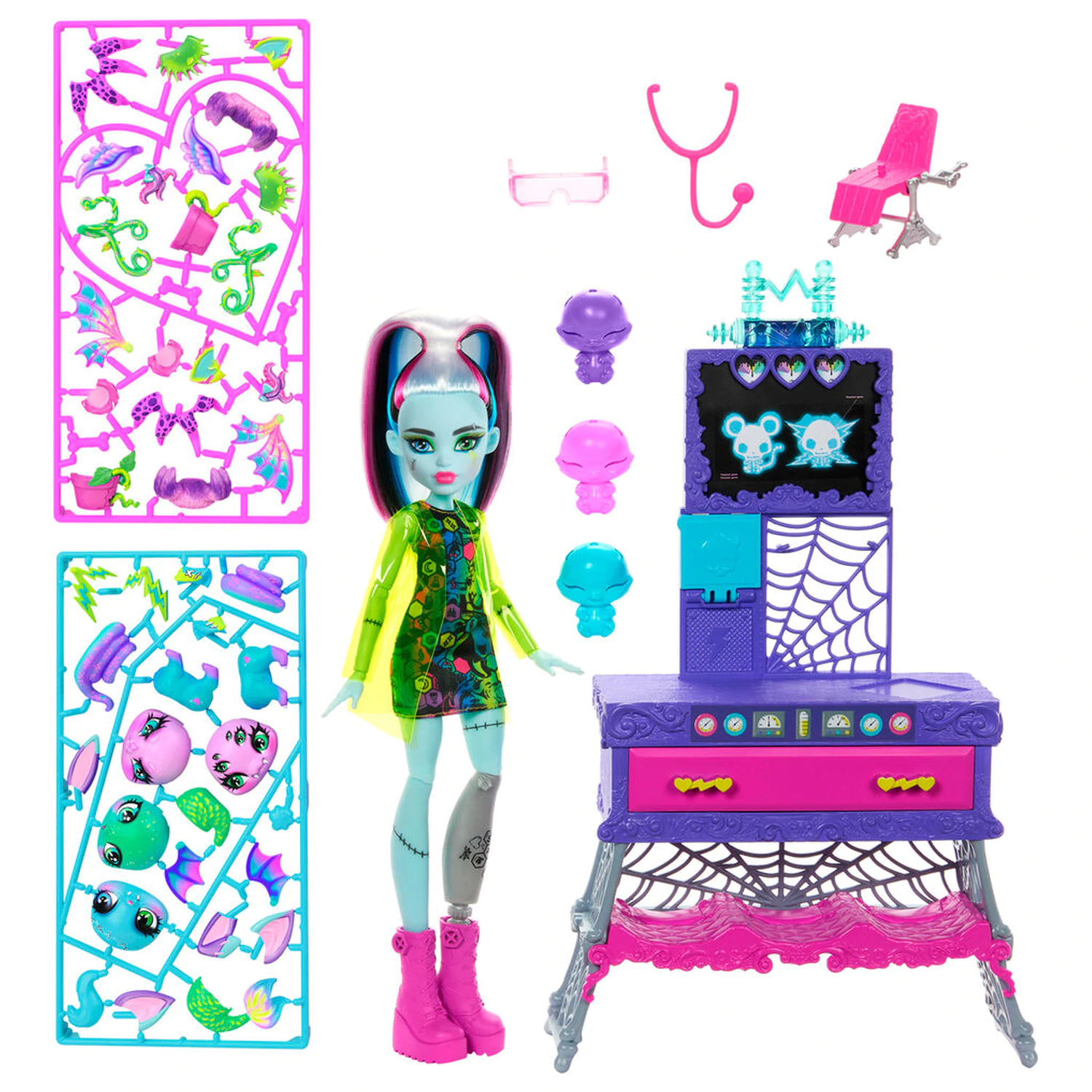Monster High Frankie Stein + Labor Puppe Produktfoto
