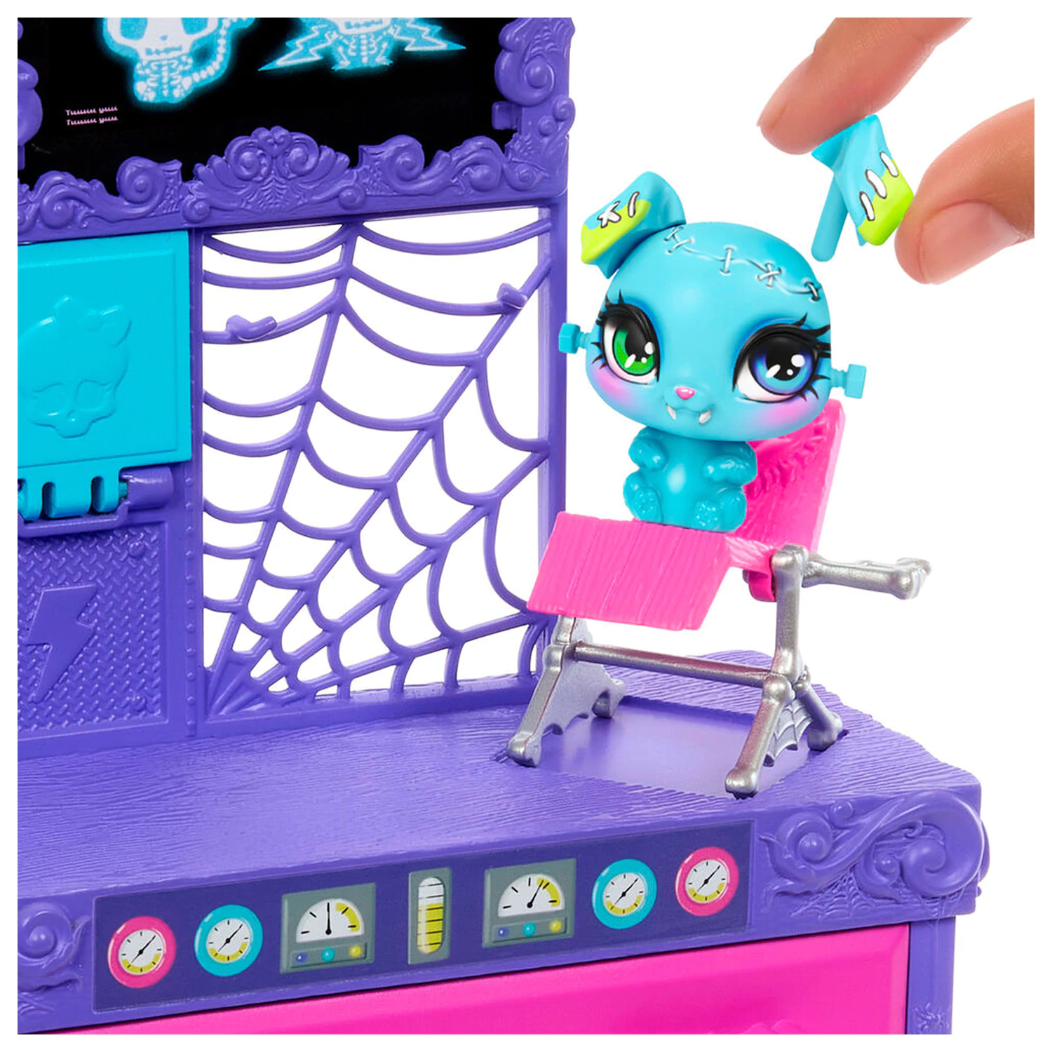 Monster High Frankie Stein + Labor Puppe Produktfoto