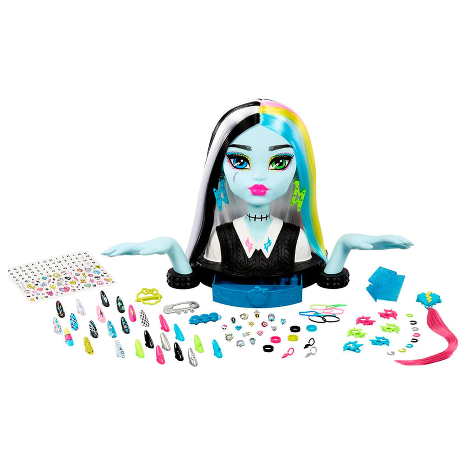 Monster High Frankie Frisierkopf Puppe Produktfoto