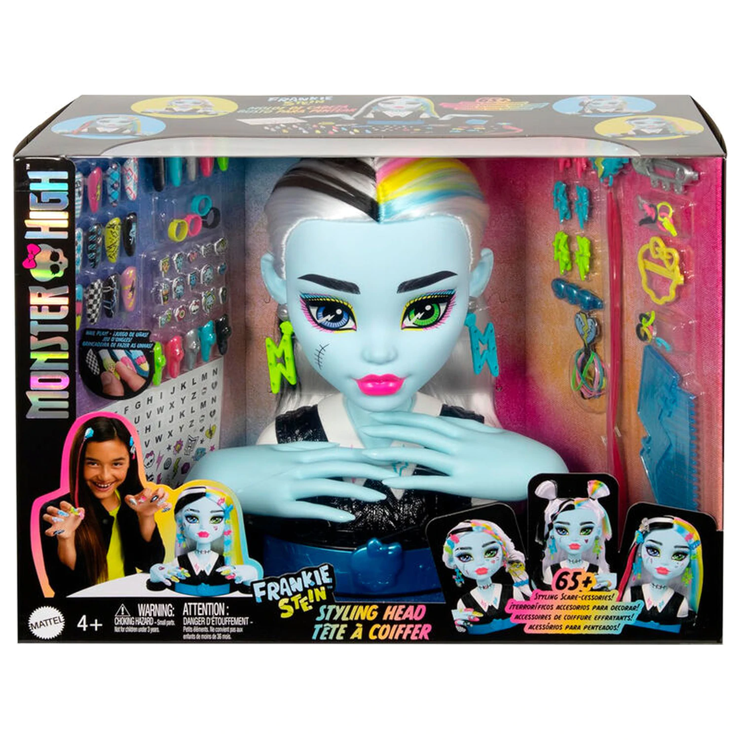 Monster High Frankie Frisierkopf Puppe Produktfoto