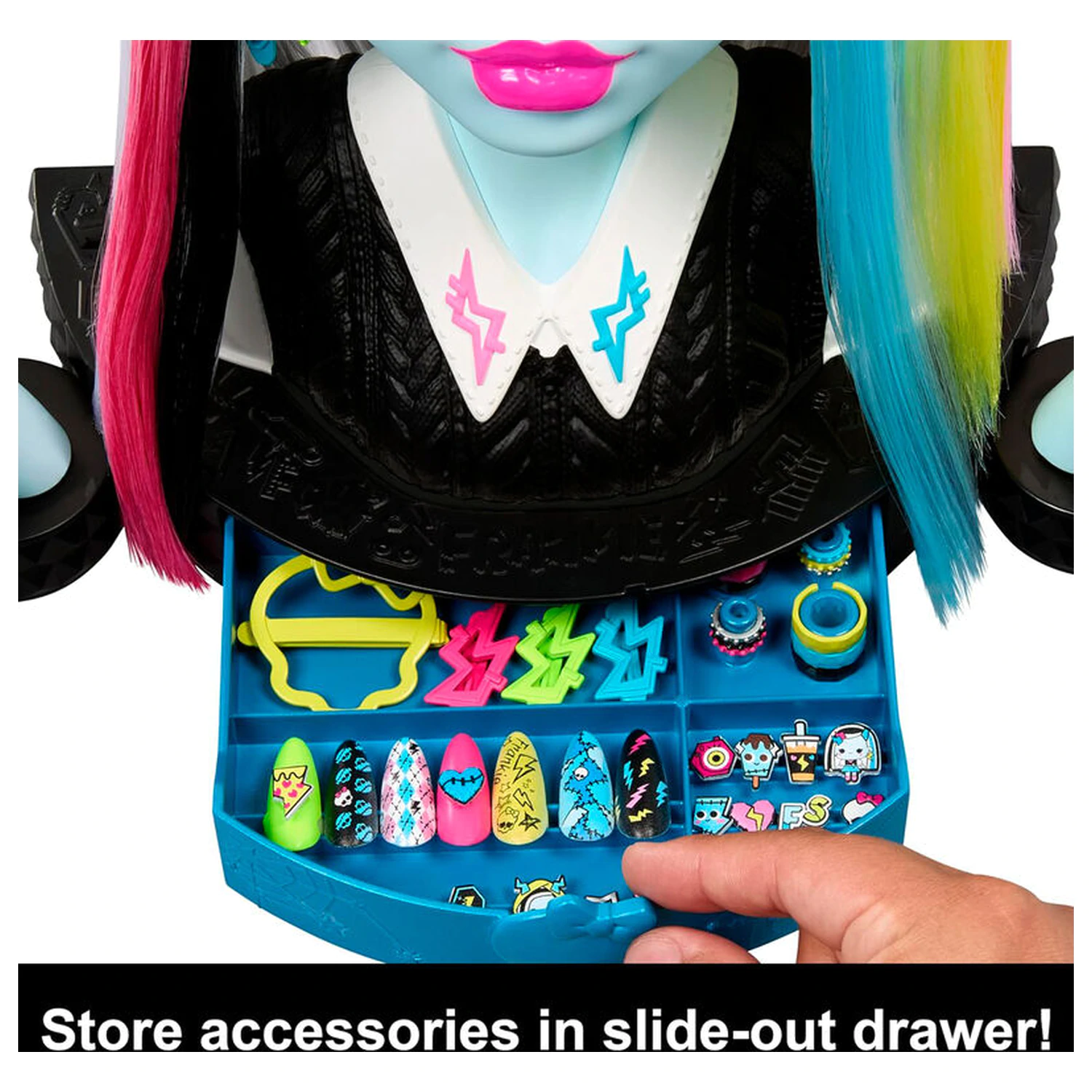 Monster High Frankie Frisierkopf Puppe Produktfoto
