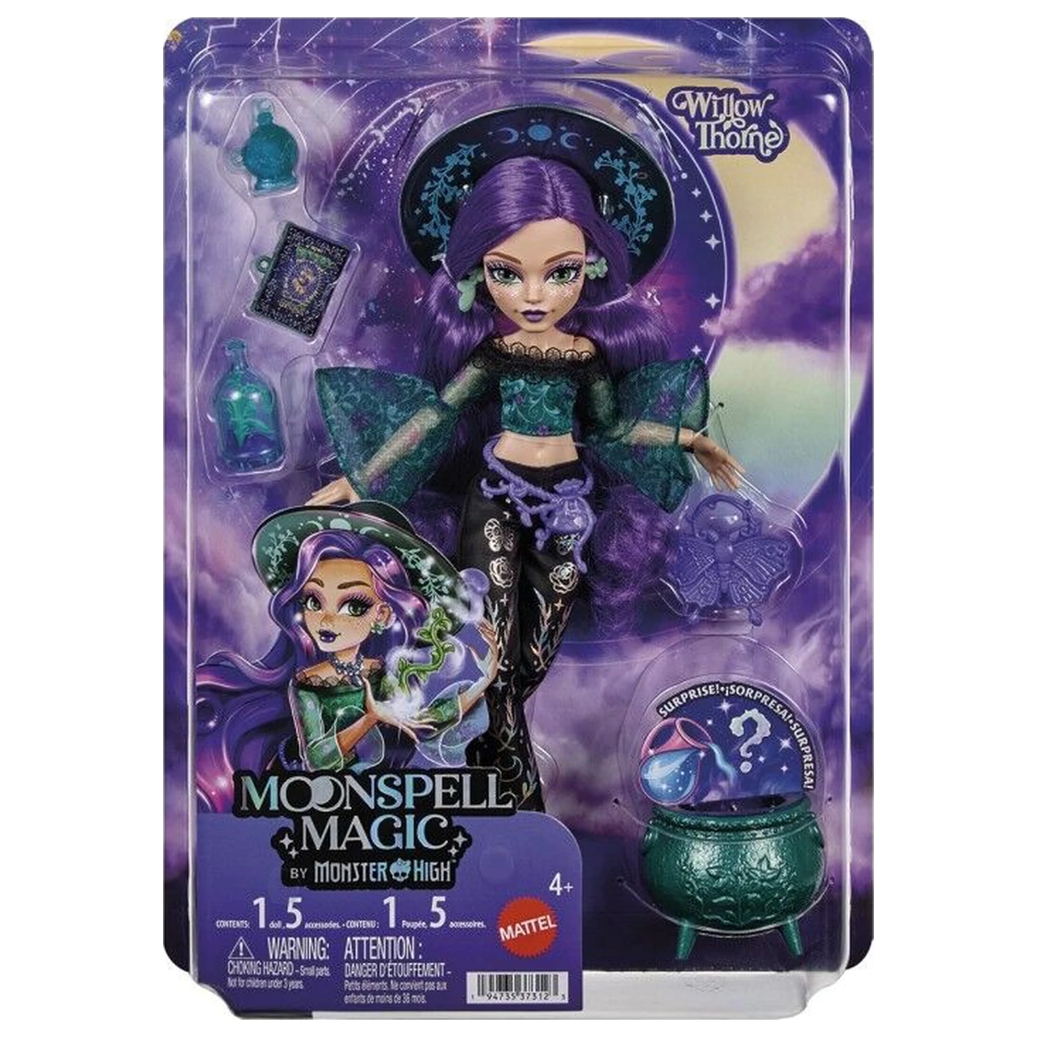 Monster High Moonspell High Willow Natur Puppe Produktfoto