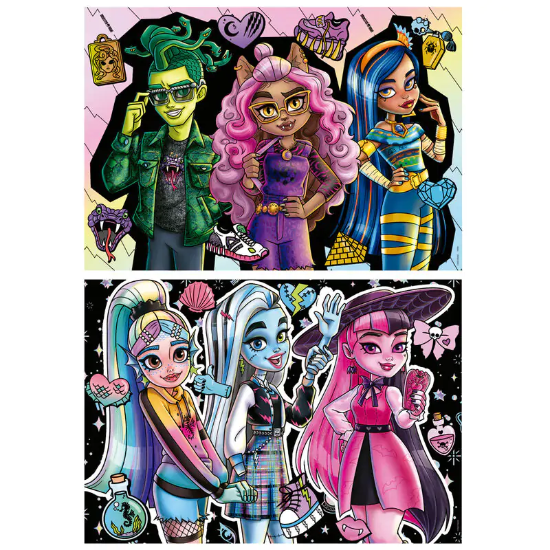 Monster High Puzzle 2x100St Produktfoto