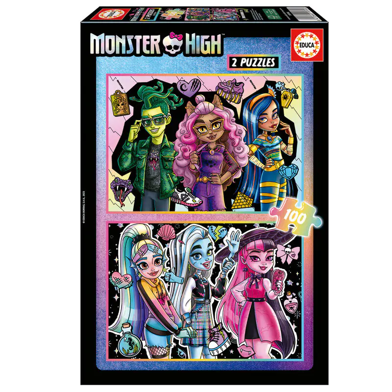 Monster High Puzzle 2x100St Produktfoto