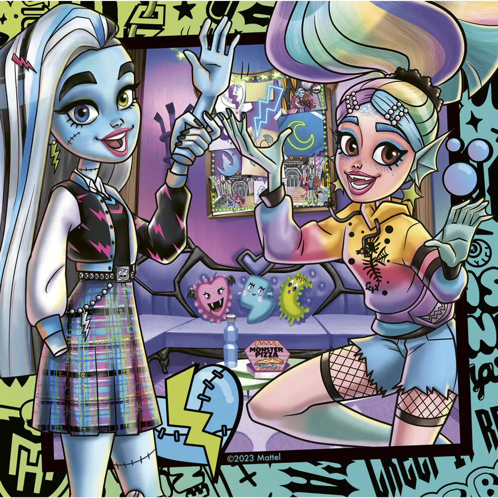 Monster High Puzzle 3x49St Produktfoto
