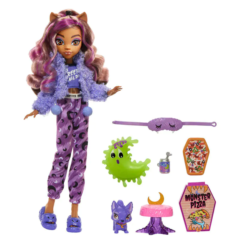 Monster High Pyjama party Clawdeen Wolf doll 25cm termékfotó