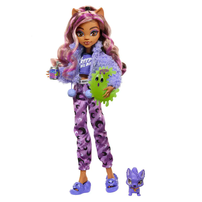 Monster High Pyjama party Clawdeen Wolf doll 25cm termékfotó