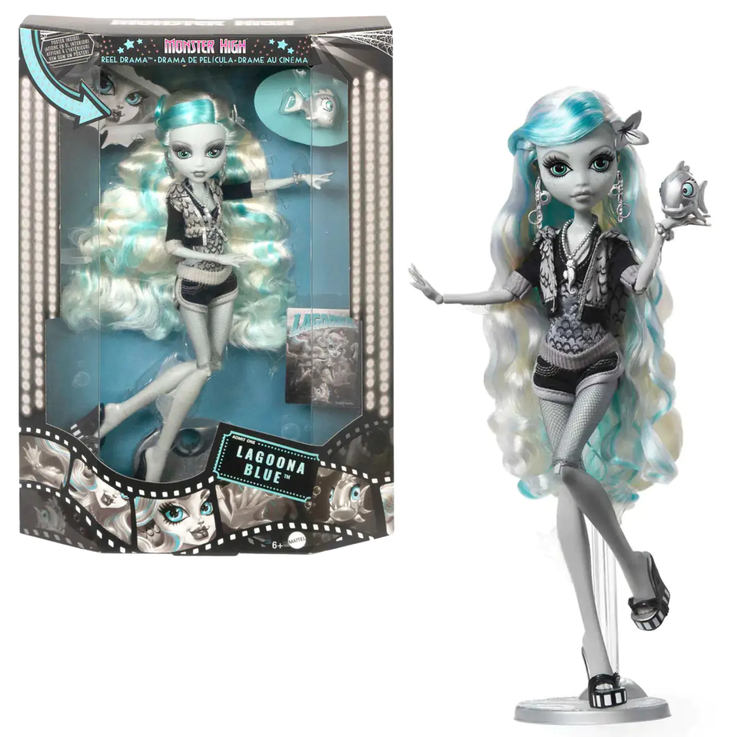Monster High Reel Drama Puppen Pack Produktfoto