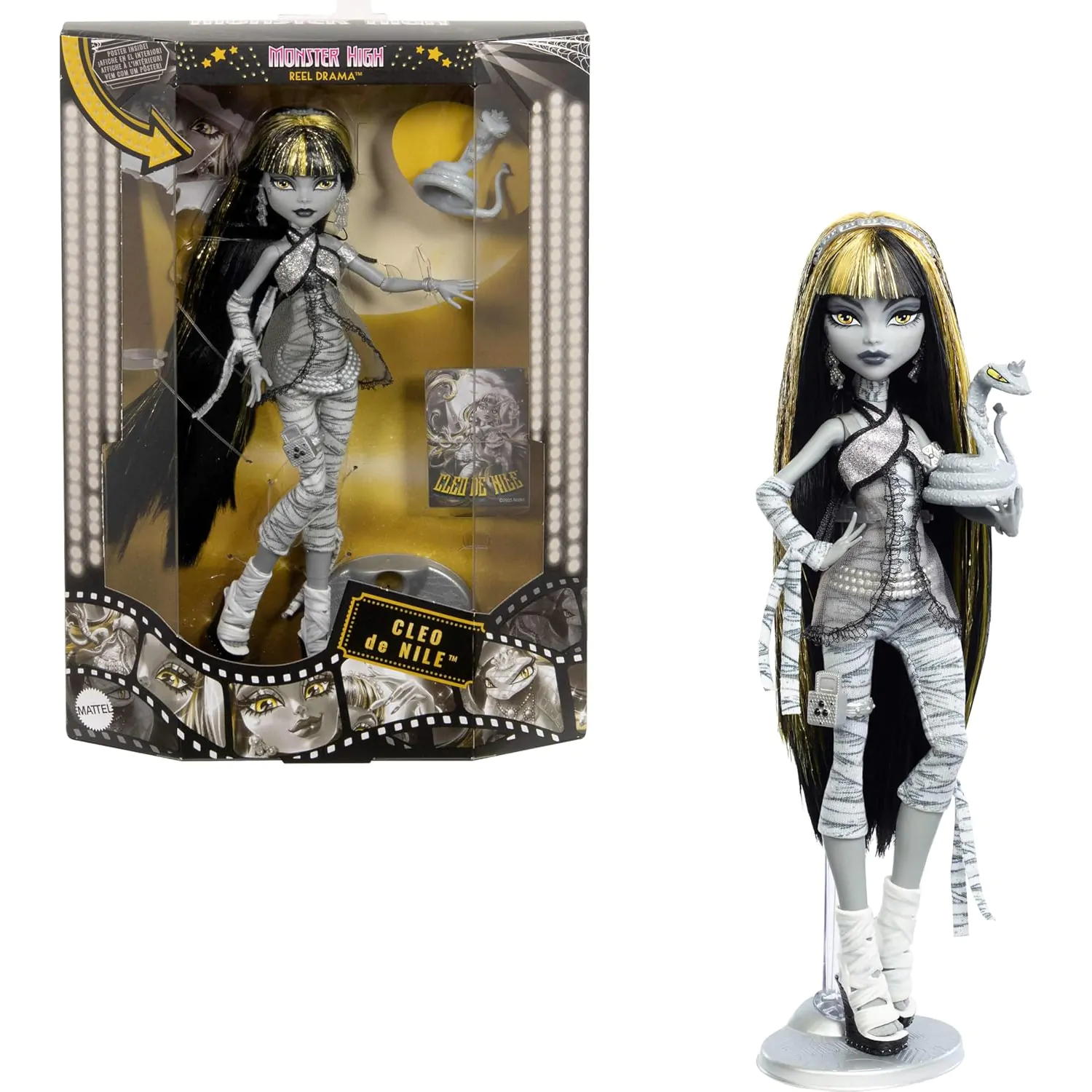 Monster High Reel Drama Puppen Pack Produktfoto