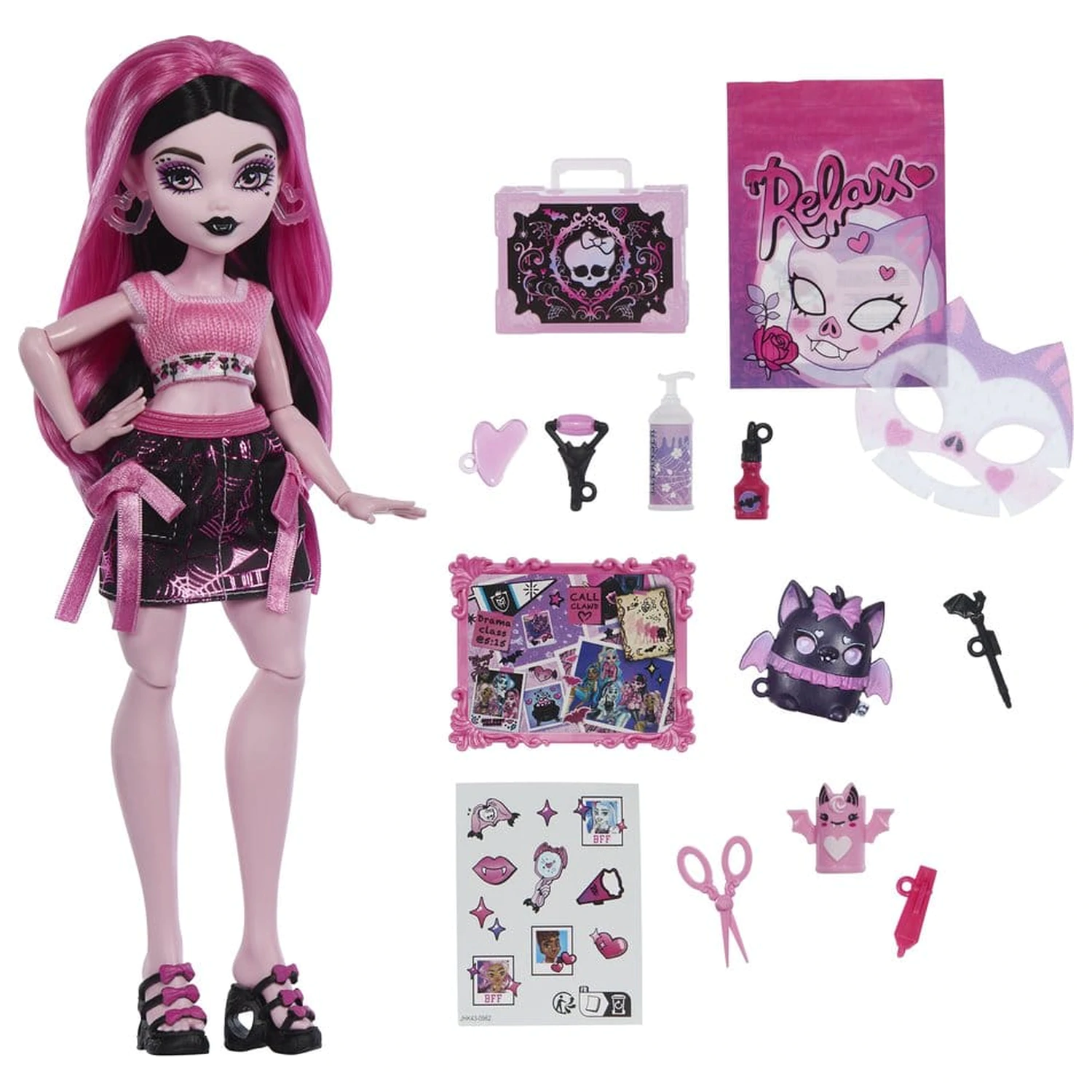 Monster High Self-Scare Secrets Puppe Draculaura Produktfoto
