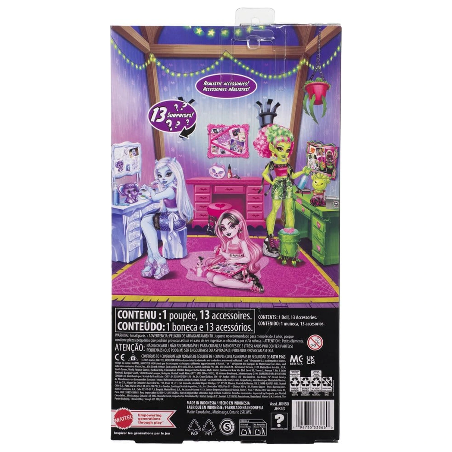 Monster High Self-Scare Secrets Puppe Draculaura Produktfoto