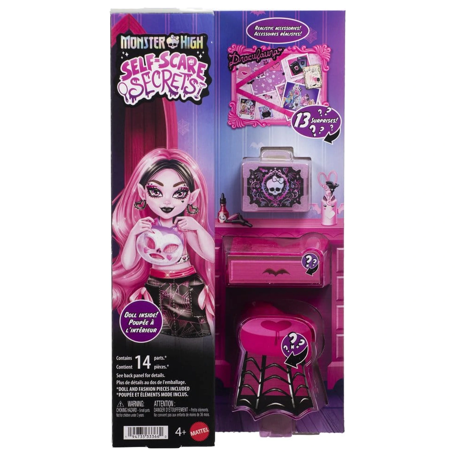 Monster High Self-Scare Secrets Puppe Draculaura Produktfoto