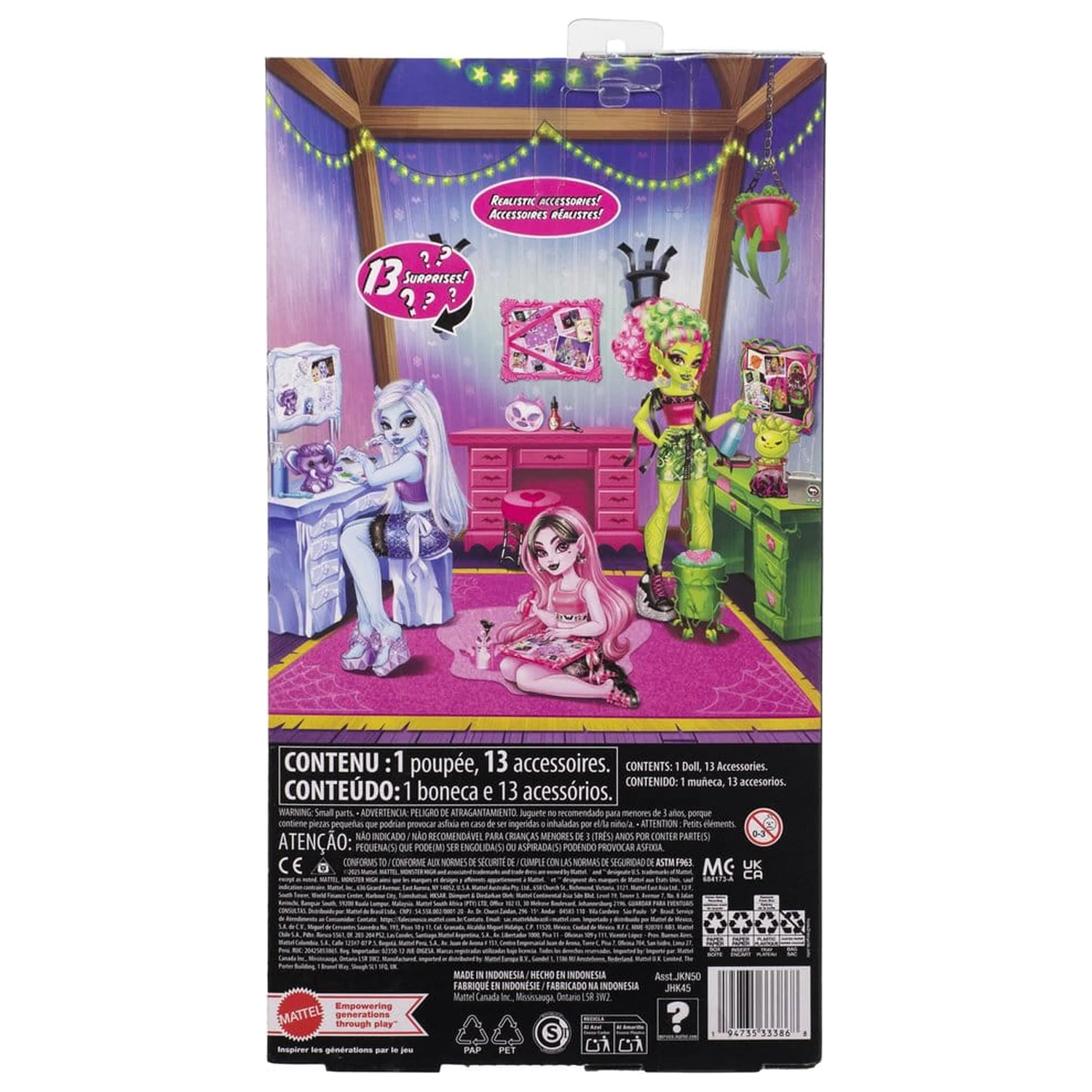 Monster High Self-Scare Secrets Puppe Venus McFlytrap Produktfoto