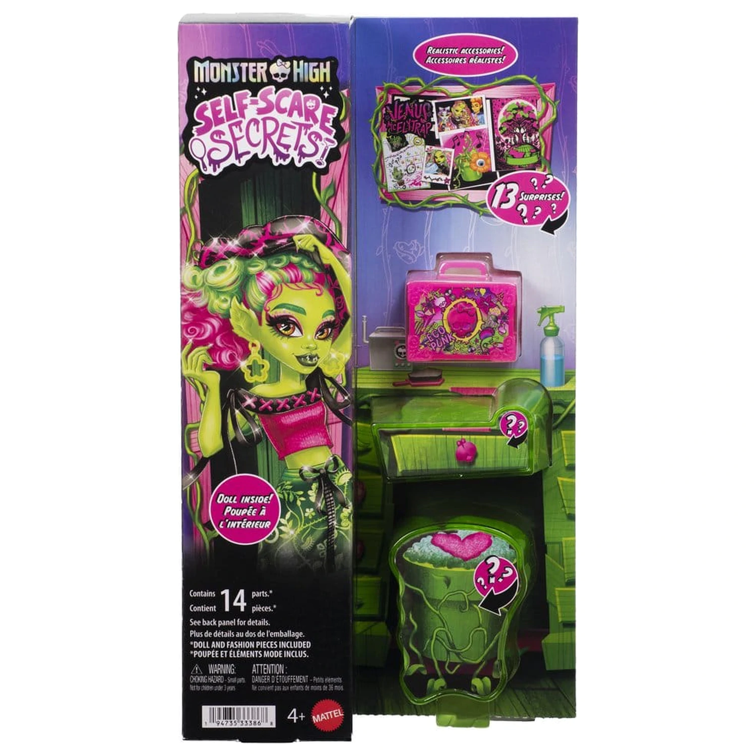 Monster High Self-Scare Secrets Puppe Venus McFlytrap Produktfoto