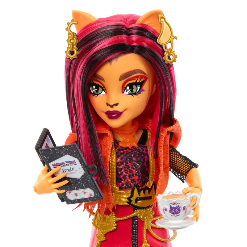 Monster High Skullmate Secrets Neon Frights Toralei Puppe 25cm Produktfoto