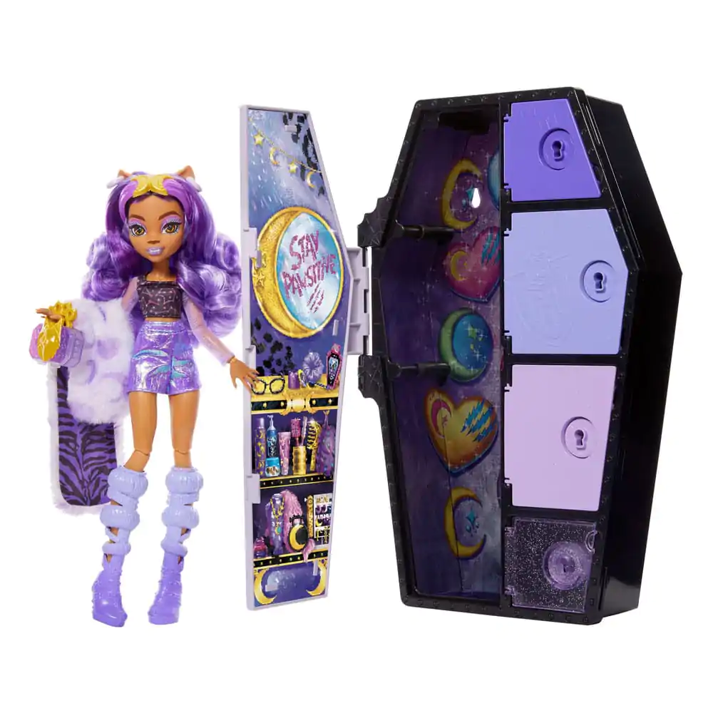 Monster High Skulltimate Secrets: Fearidescent Puppe Clawdeen Wolf 25 cm Produktfoto