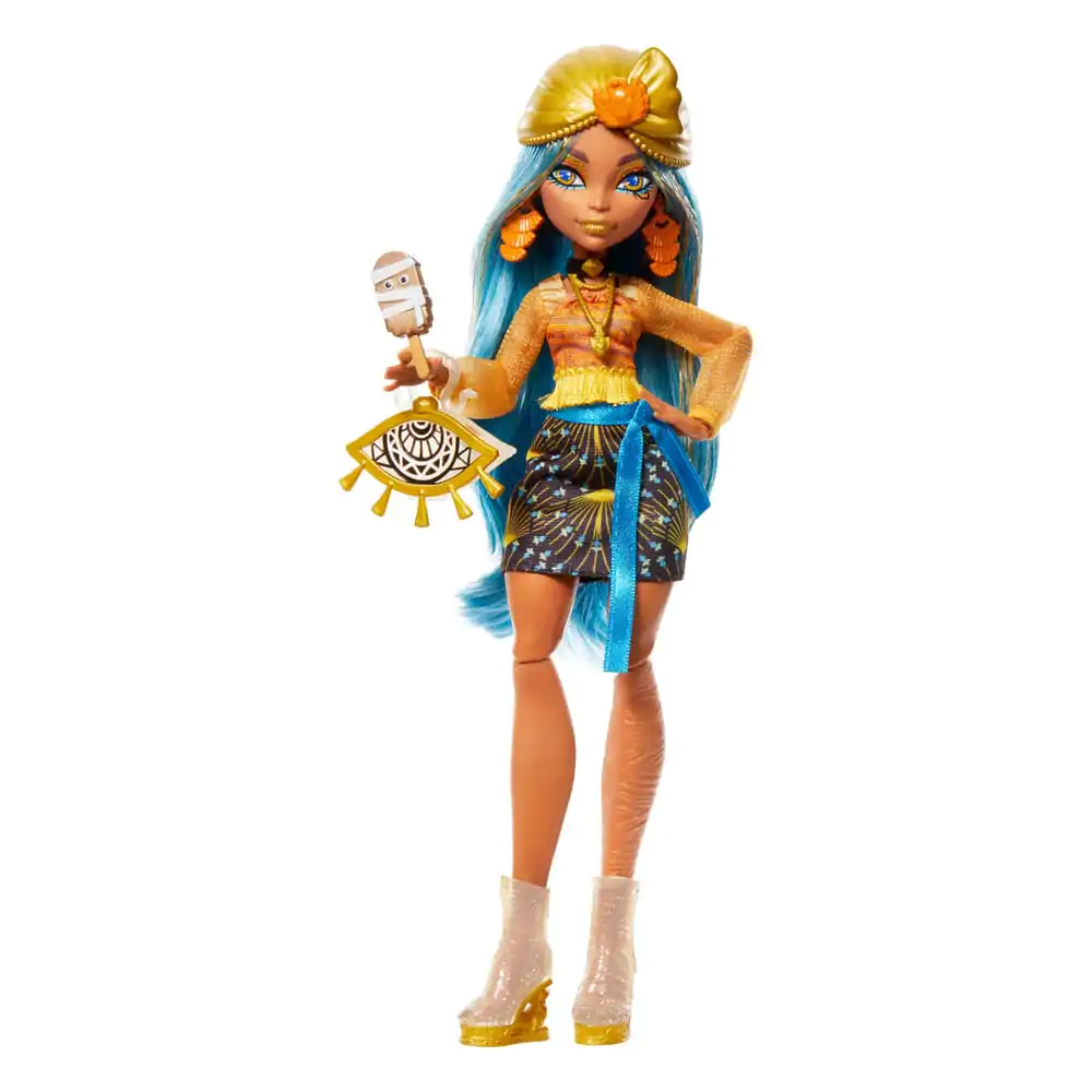Monster High Skulltimate Secrets: Fearidescent Puppe Cleo de Nile 25 cm Produktfoto