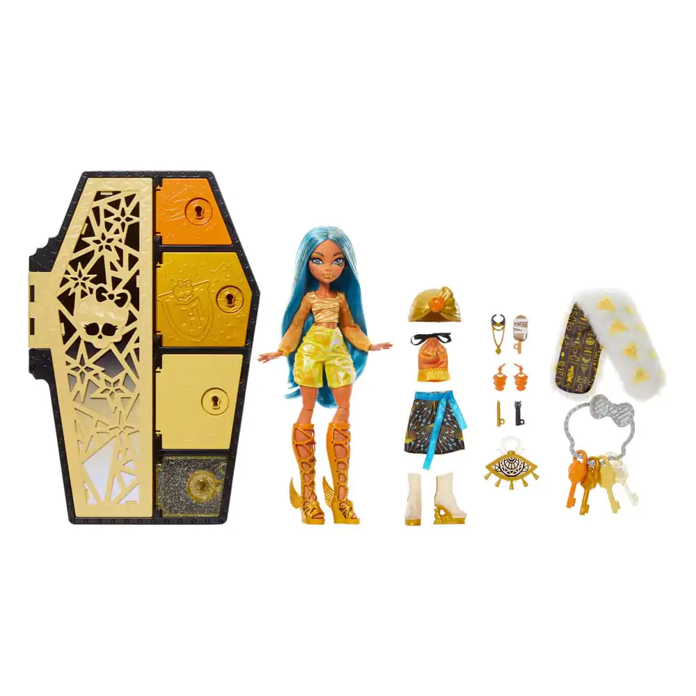 Monster High Skulltimate Secrets: Fearidescent Puppe Cleo de Nile 25 cm Produktfoto