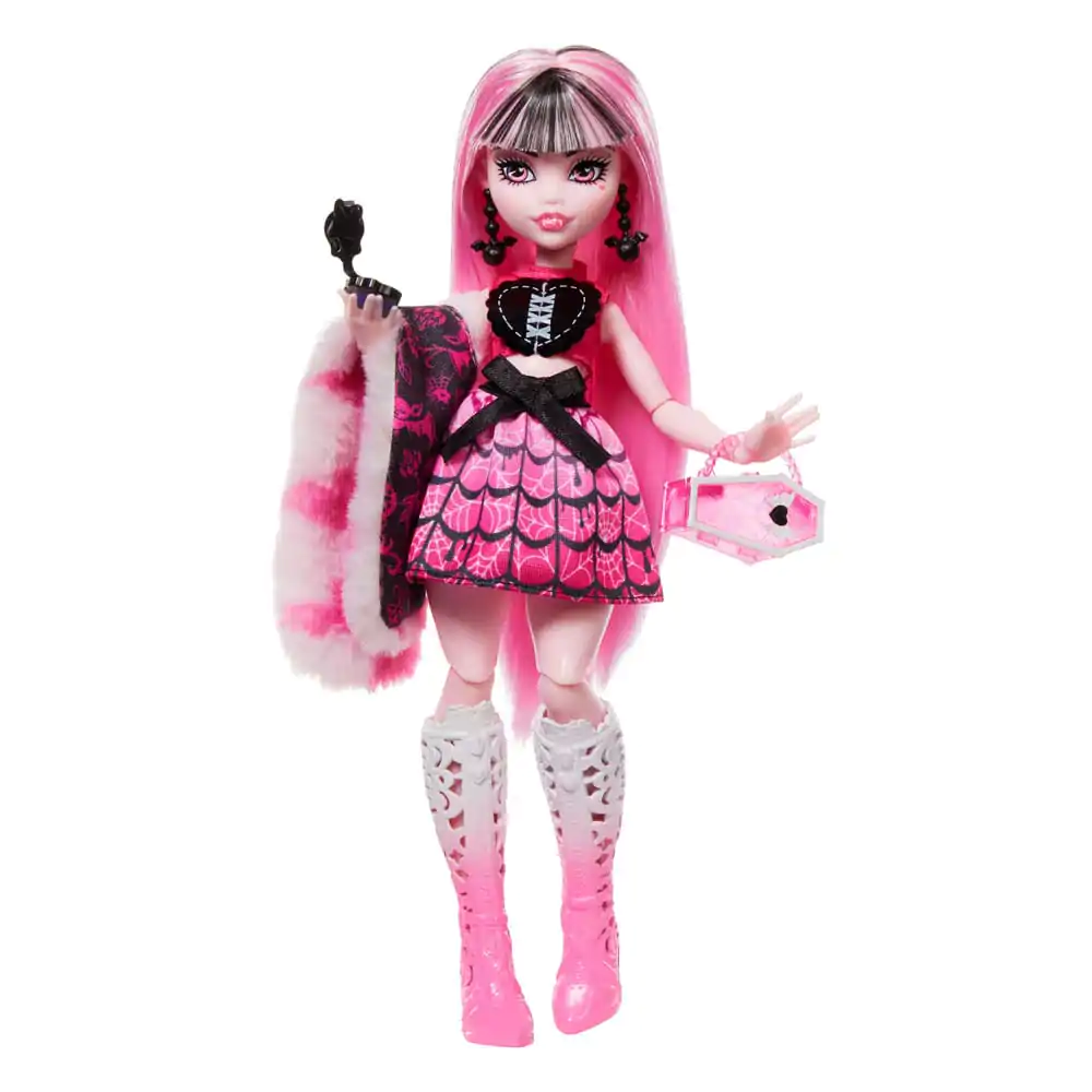 Monster High Skulltimate Secrets: Fearidescent Puppe Draculaura 25 cm Produktfoto