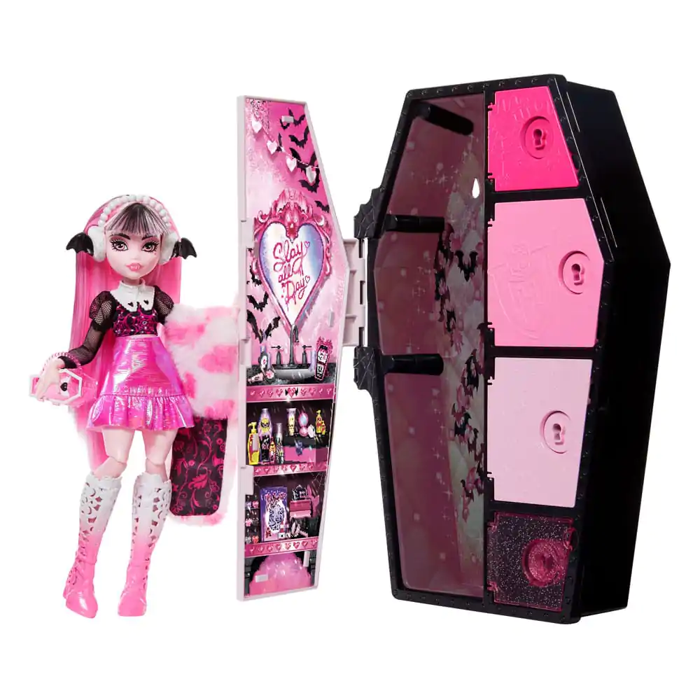 Monster High Skulltimate Secrets: Fearidescent Puppe Draculaura 25 cm Produktfoto
