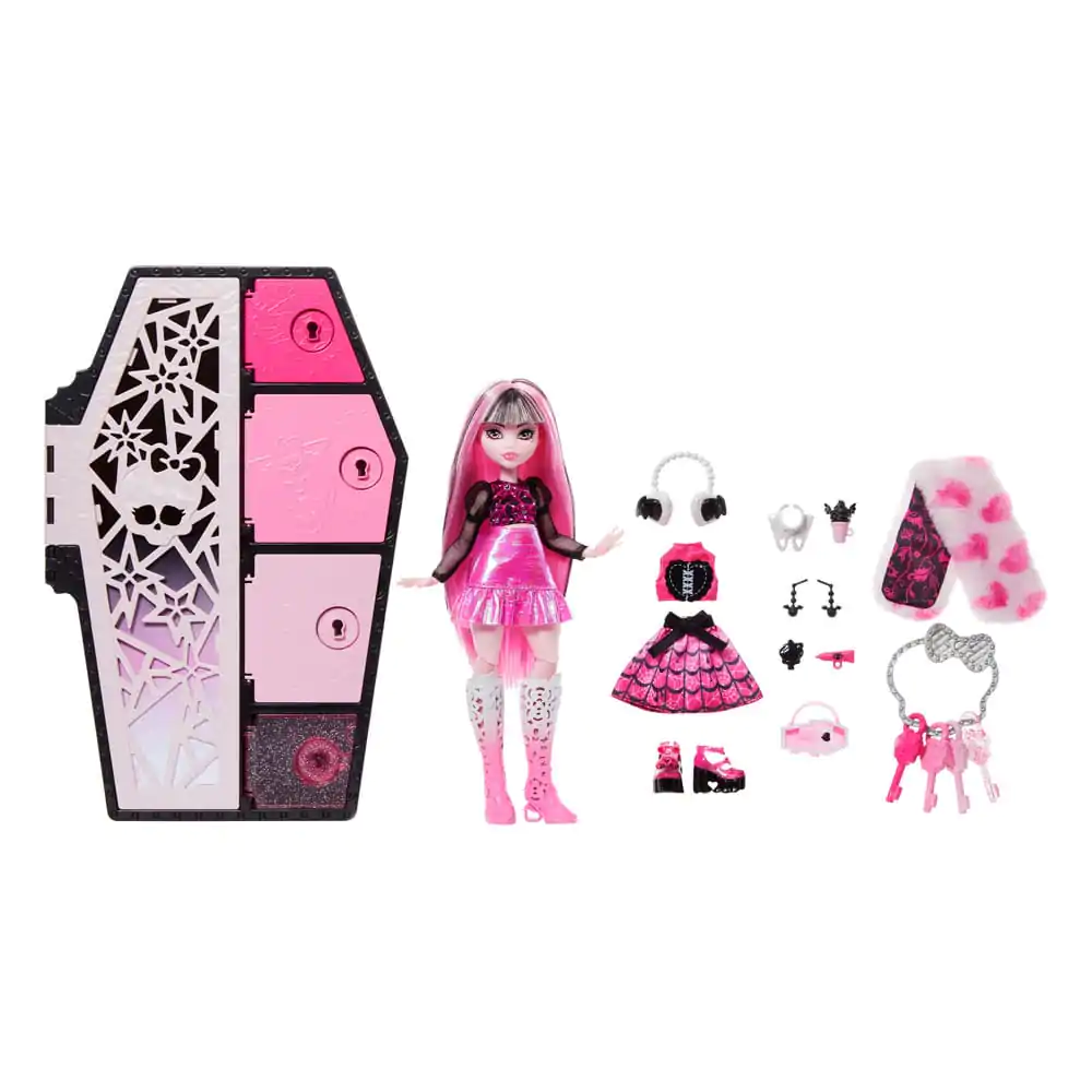 Monster High Skulltimate Secrets: Fearidescent Puppe Draculaura 25 cm Produktfoto